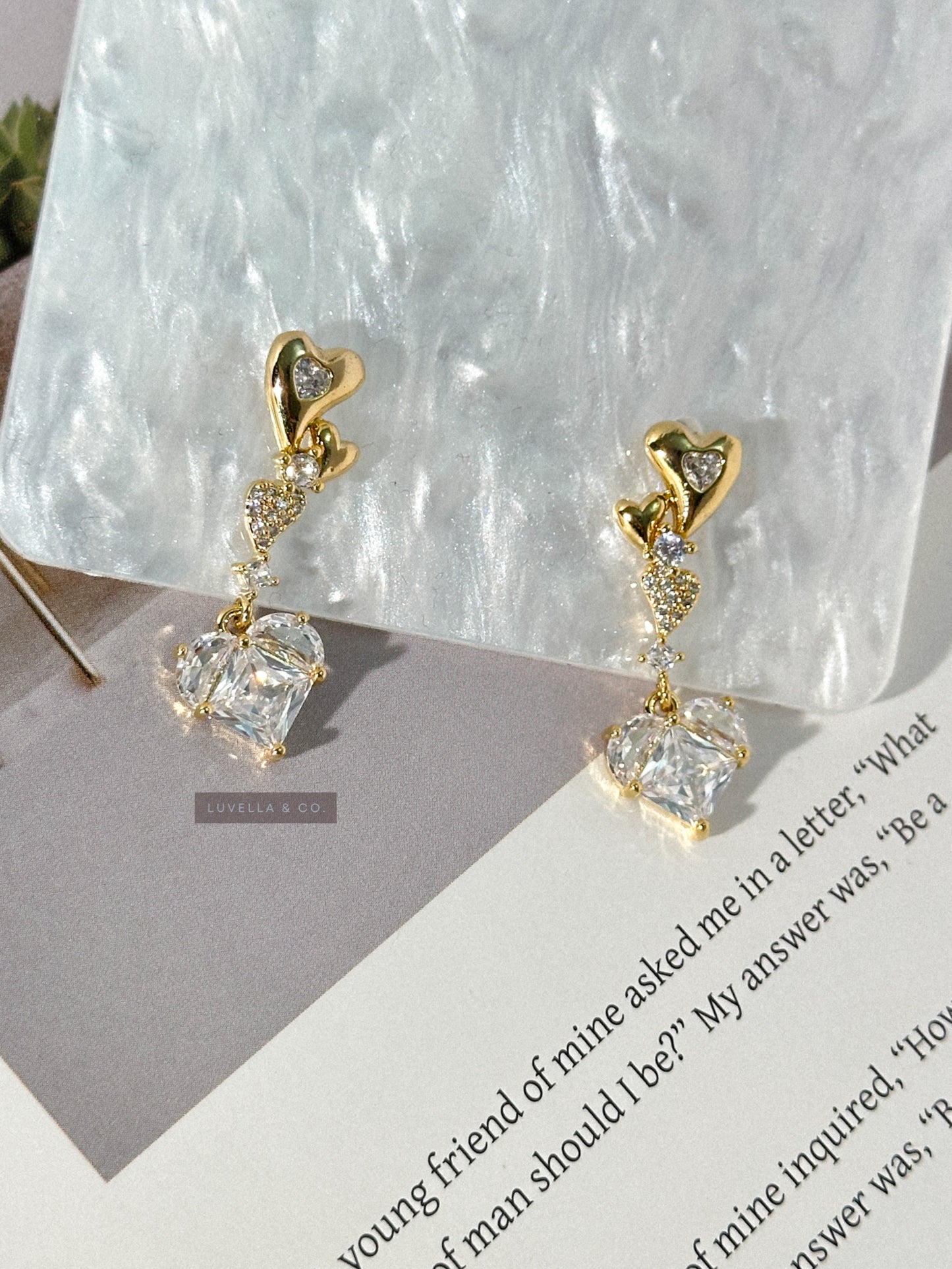 Crystal Drop Earrings