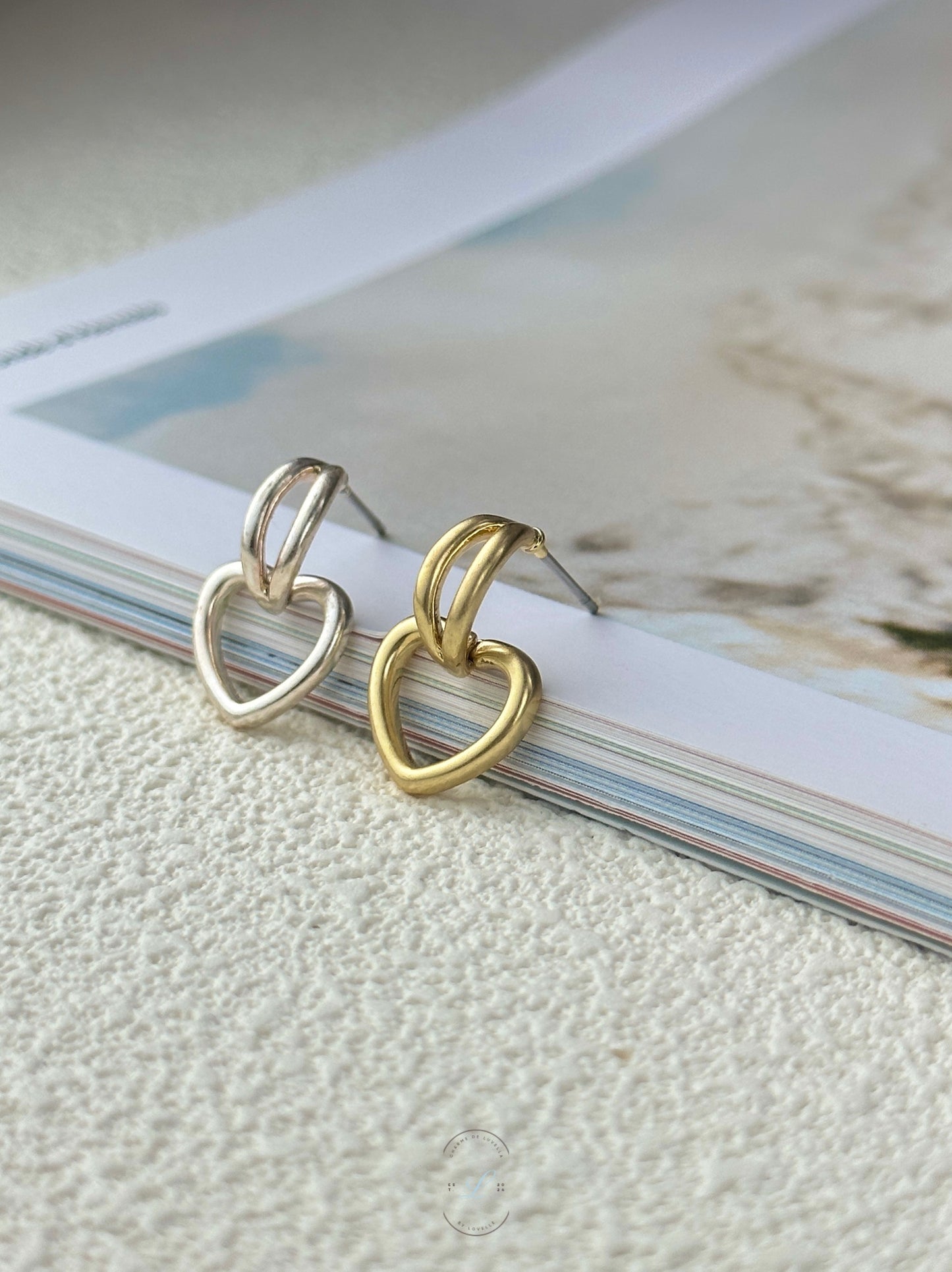 Loop Heart Earrings