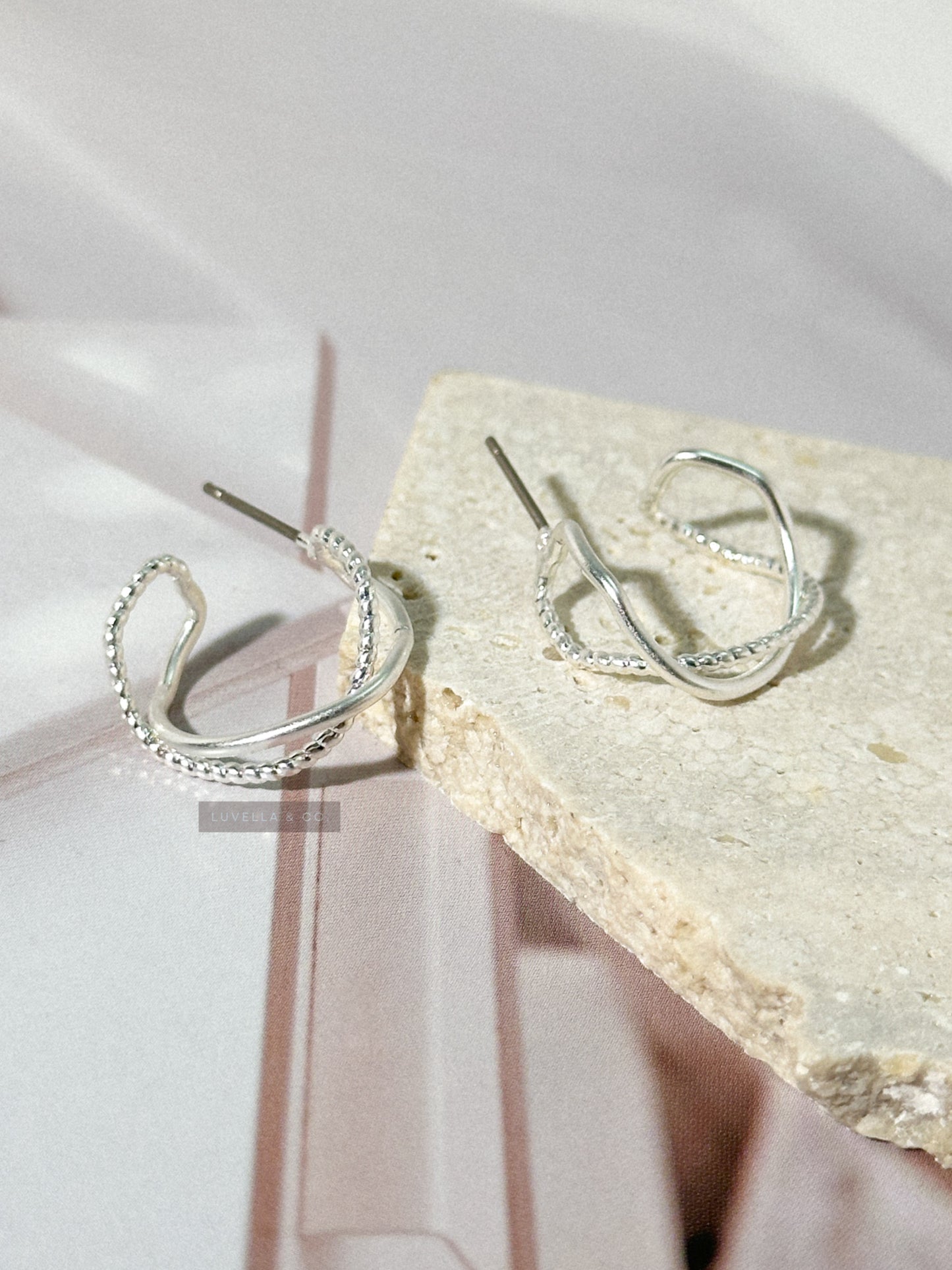 Twisted Hoop Earrings