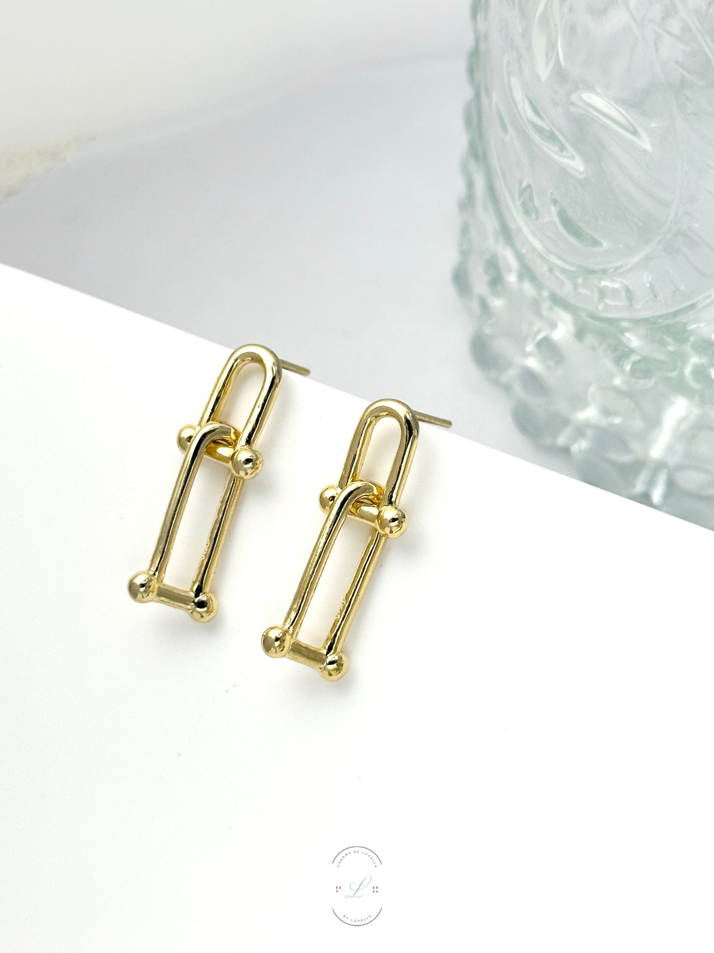 Double Lock Earrings