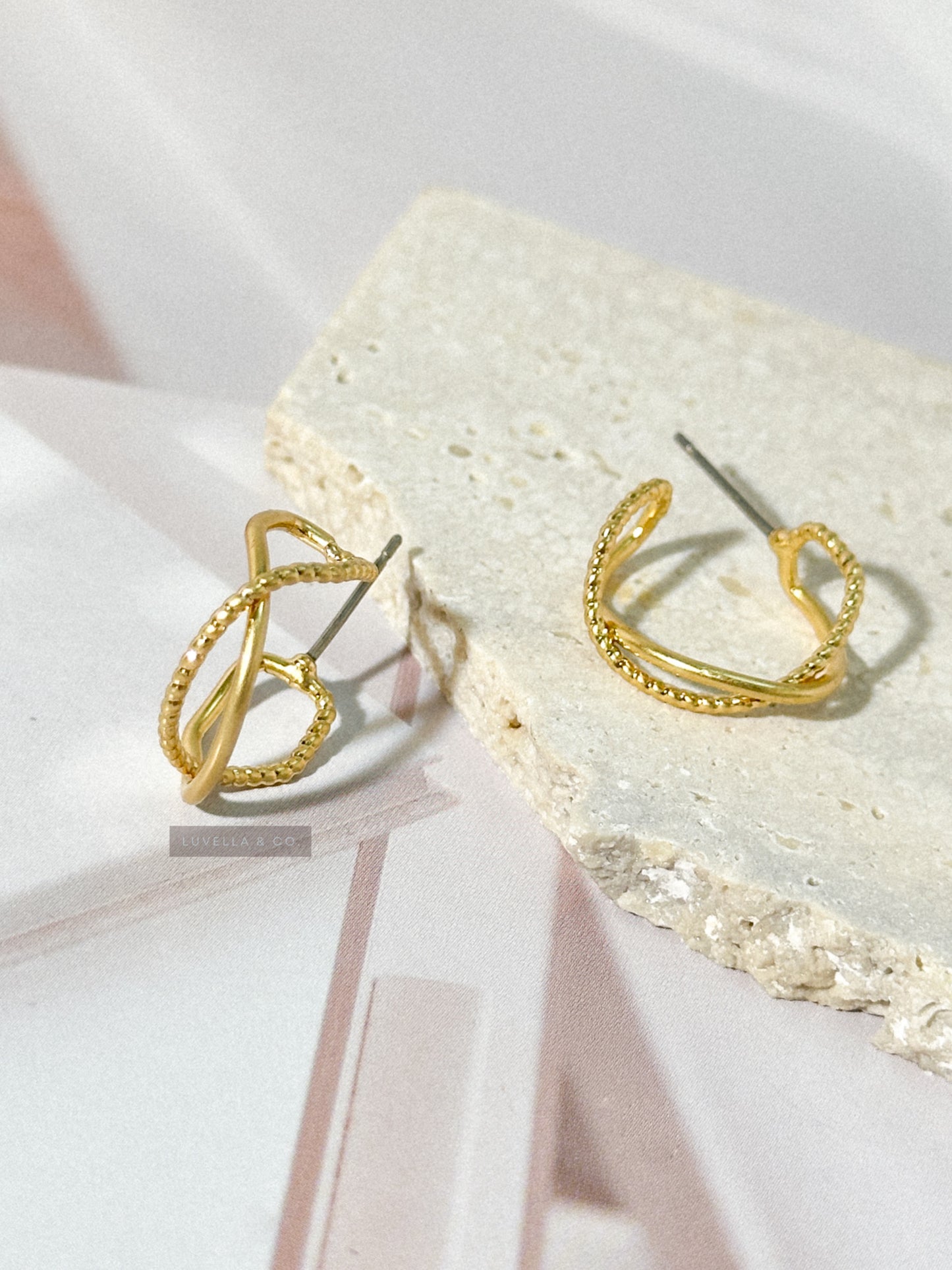 Twisted Hoop Earrings