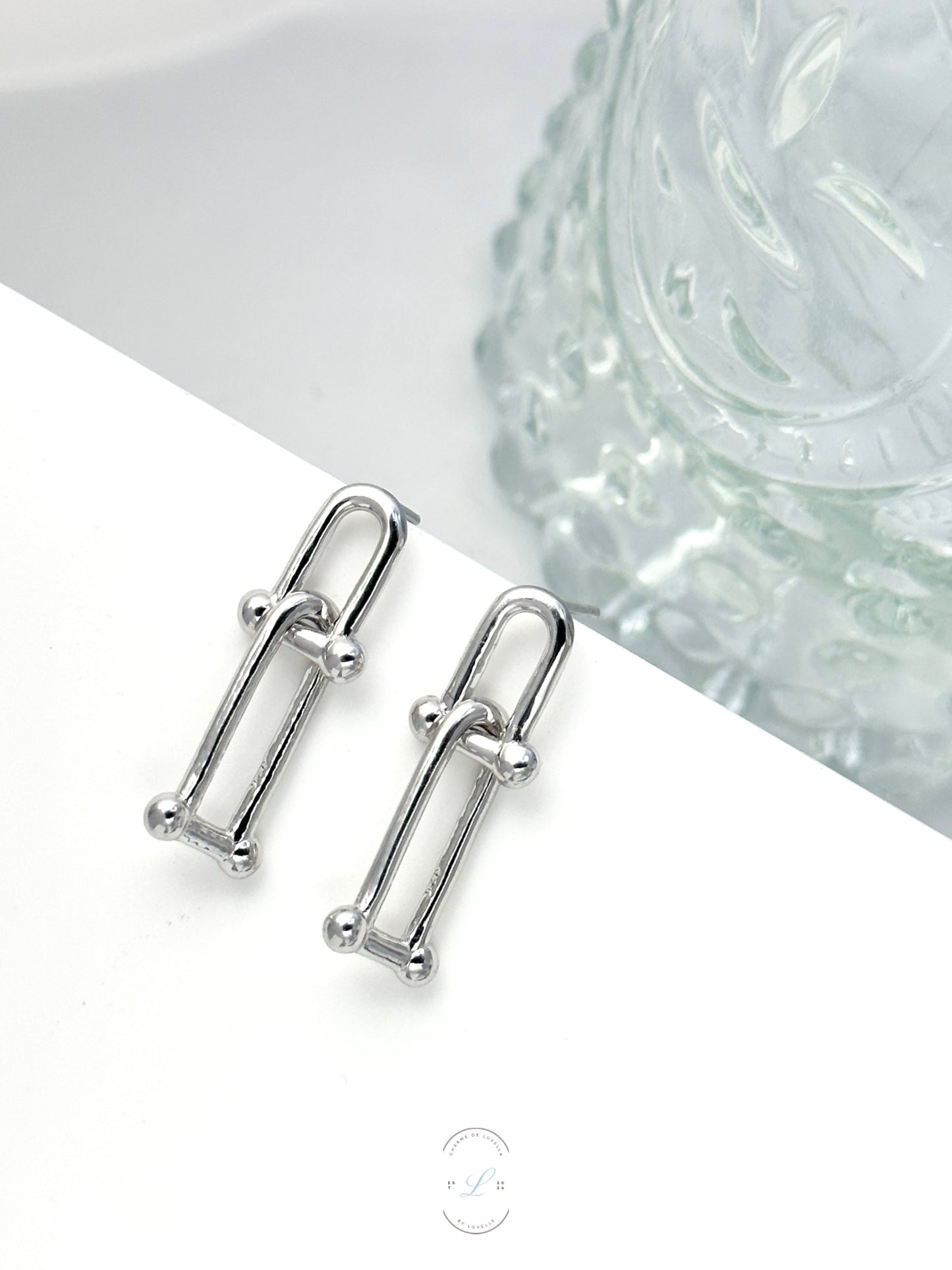 Double Lock Earrings