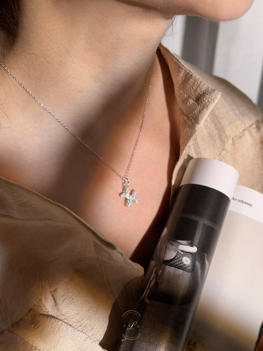 Diamond Balloon Dog Necklace