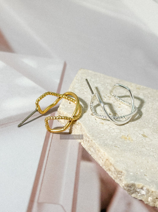 Twisted Hoop Earrings