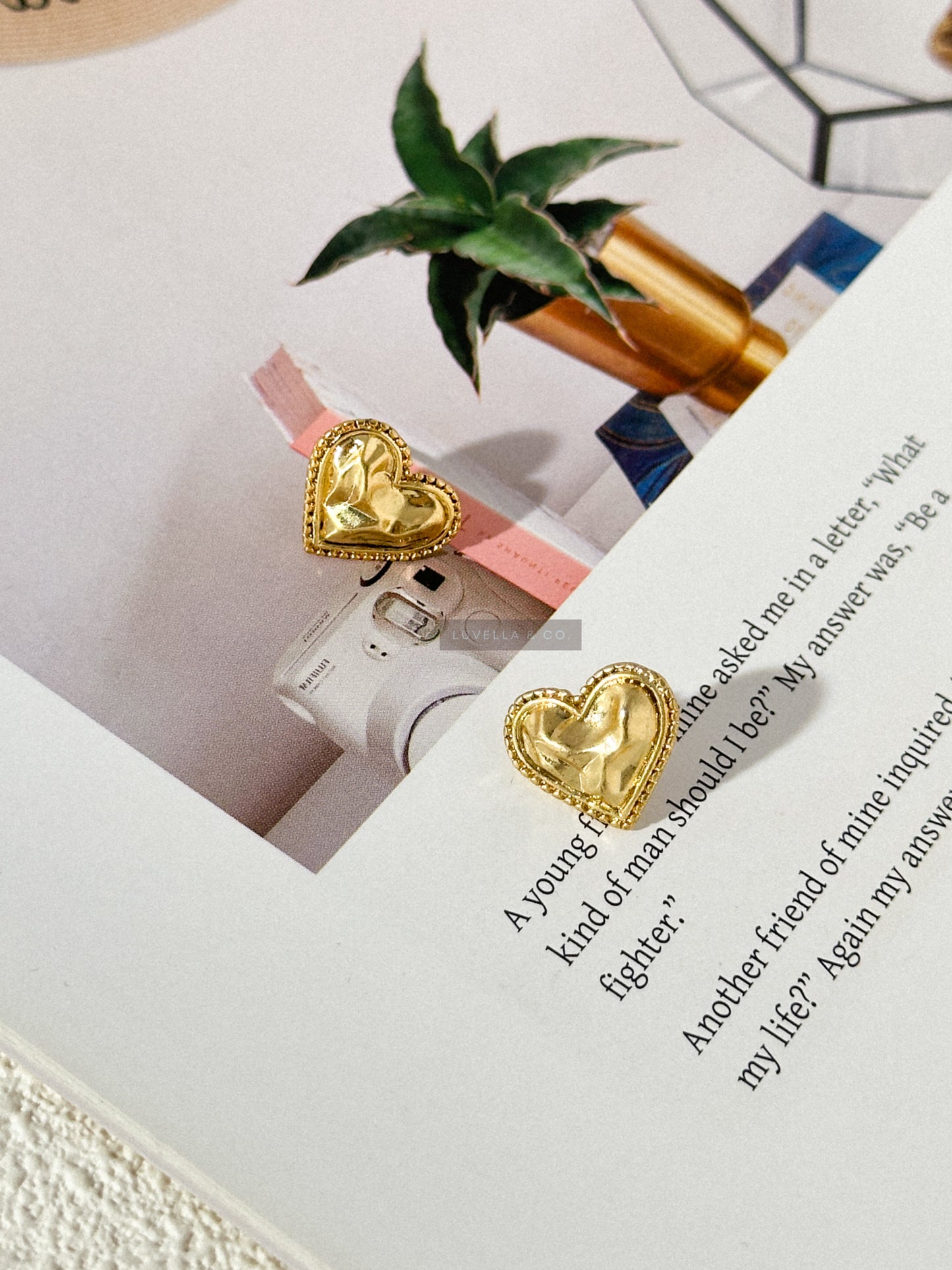 Heart Shaped Stud Earring