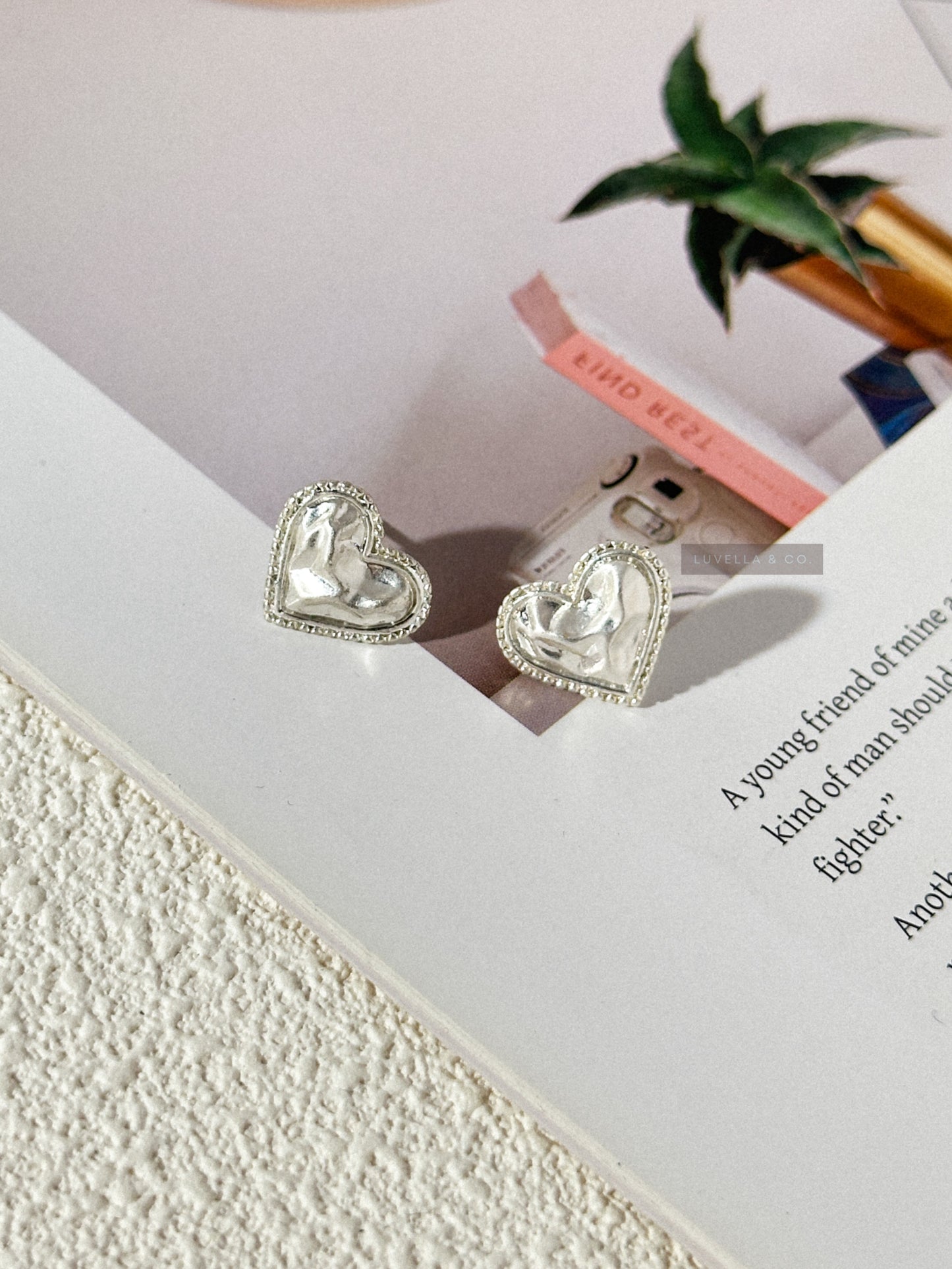 Heart Shaped Stud Earring