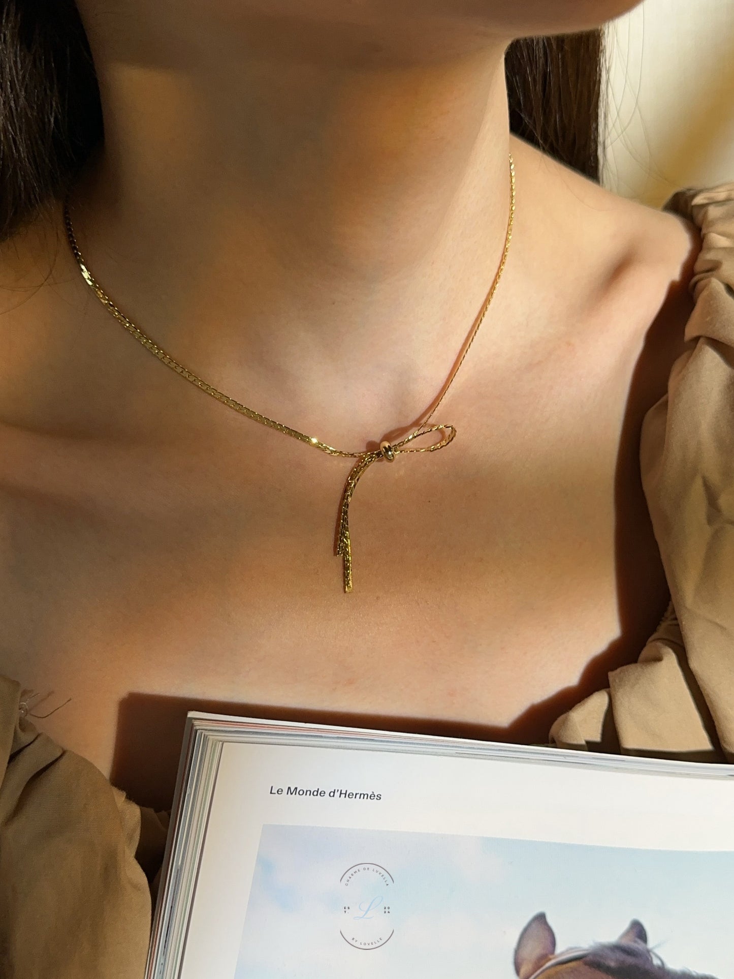 Simplicity Ribbon Necklace