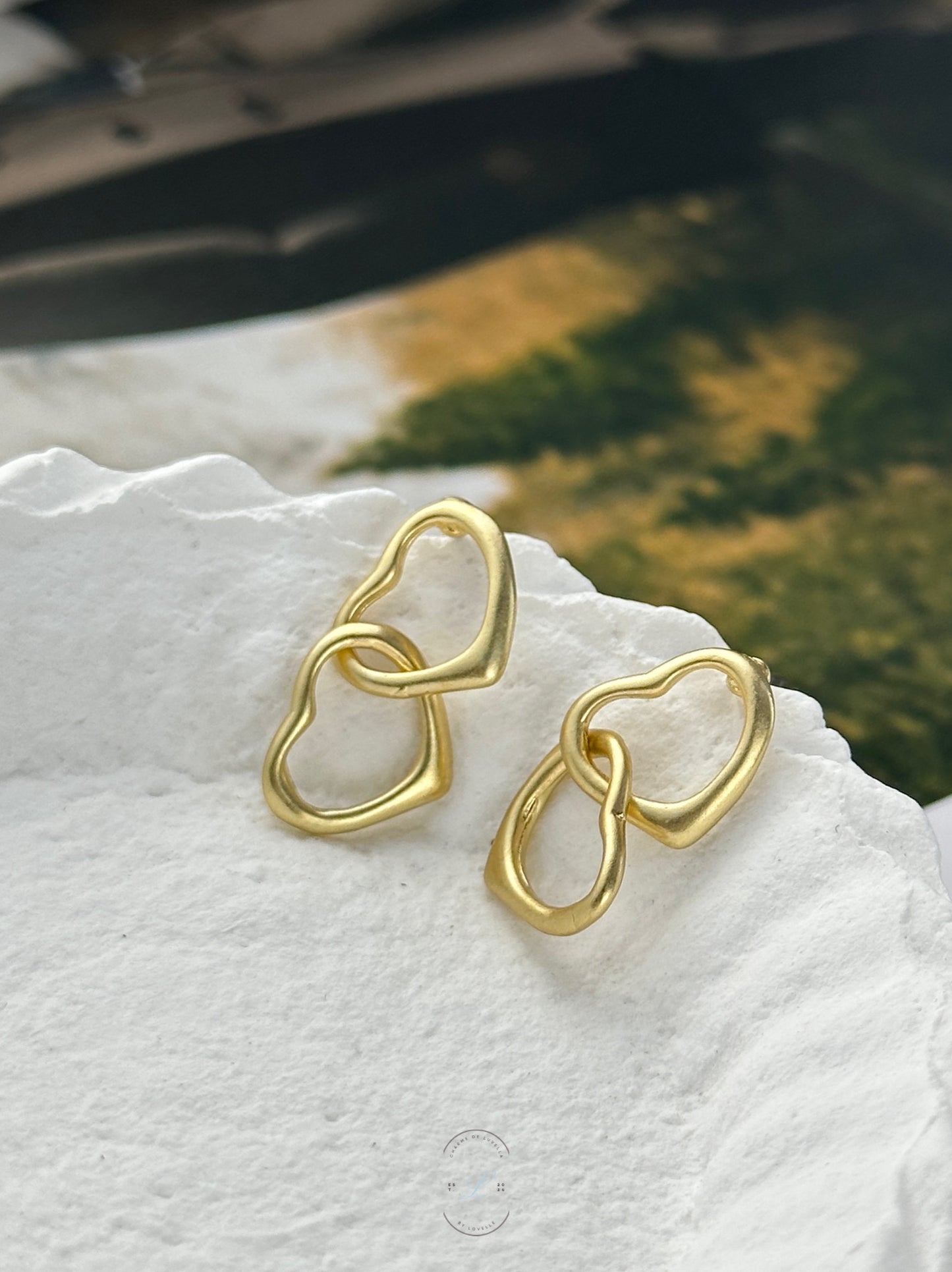 Double Heart Earrings