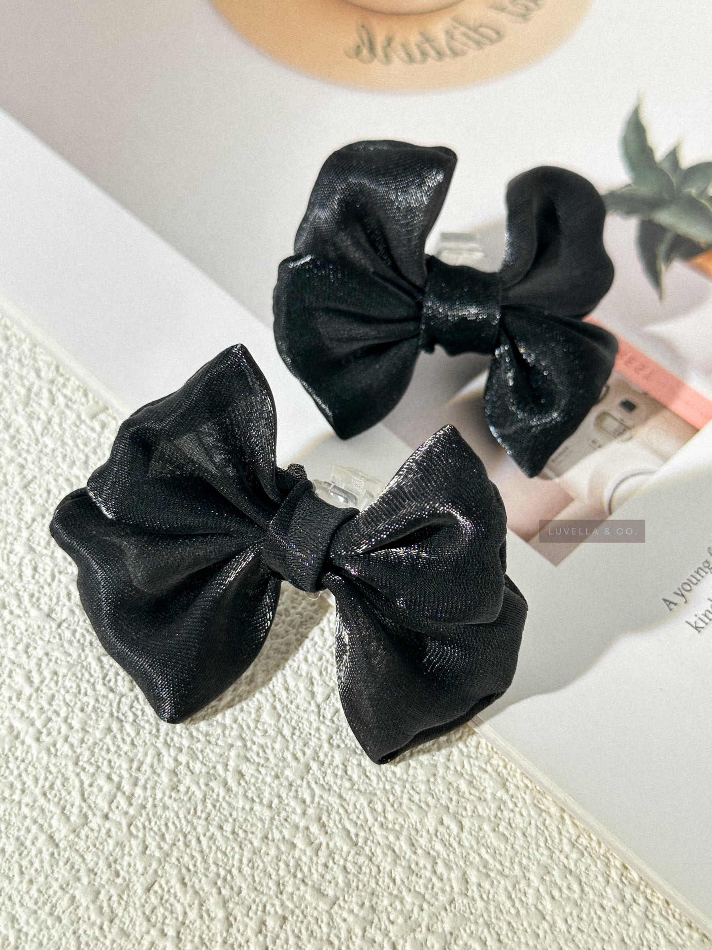 Satin Ribbon Shoe Clip